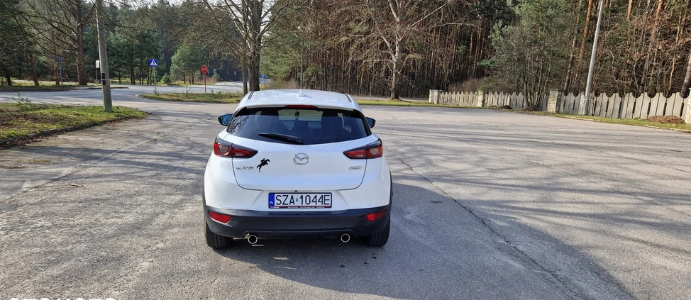 Mazda CX-3 cena 82000 przebieg: 77200, rok produkcji 2018 z Zawiercie małe 29